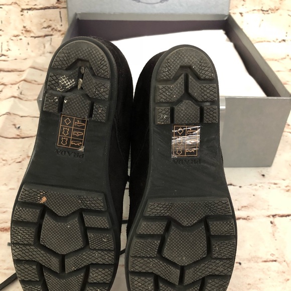 Prada suede wedge booties - Picture 5 of 8